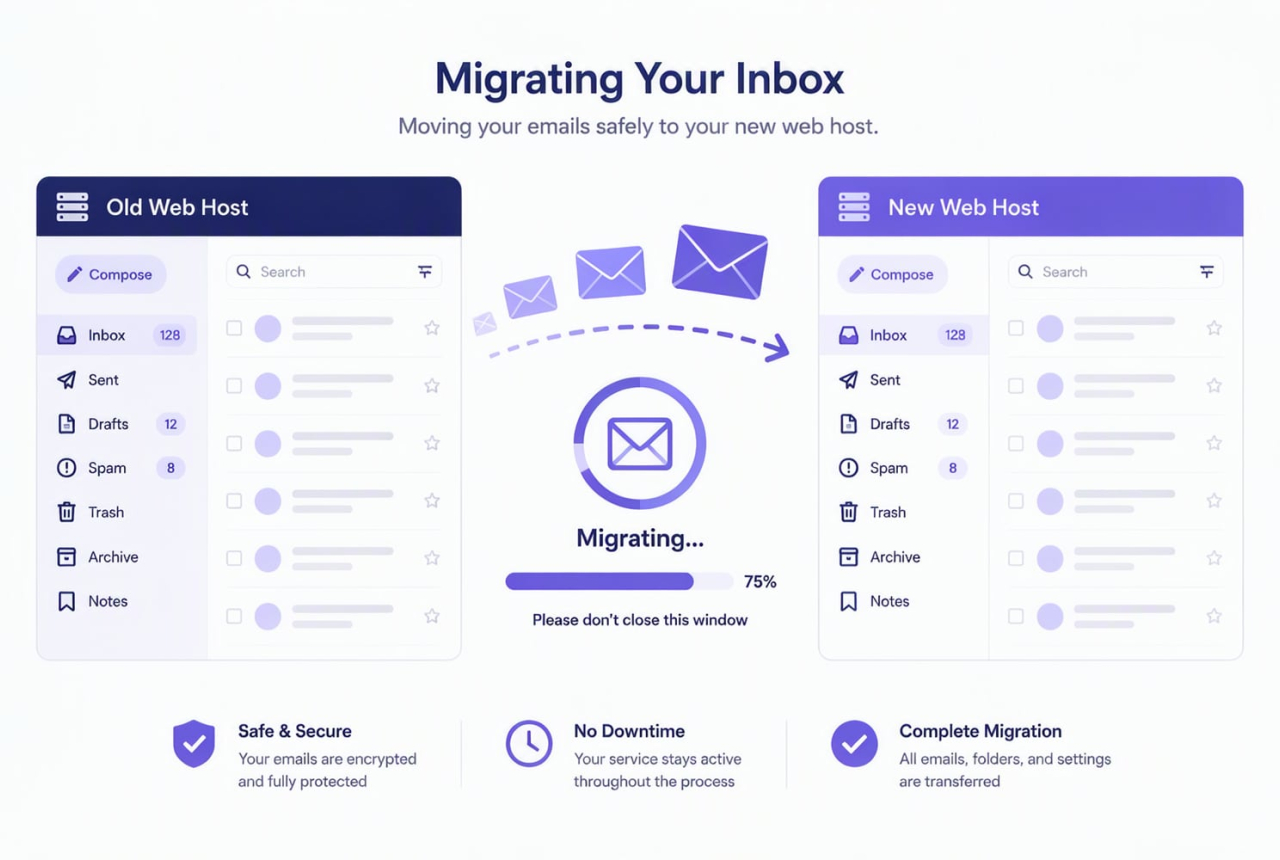 Migration des boîtes mail OVH vers un nouvel hébergeur via IMAP