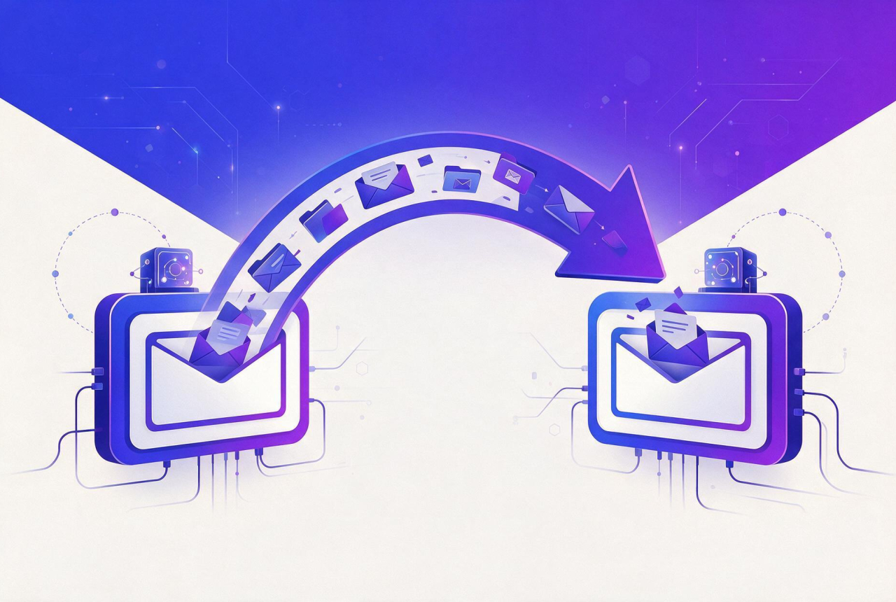 Migration des emails Gandi vers un nouvel hébergeur, illustration