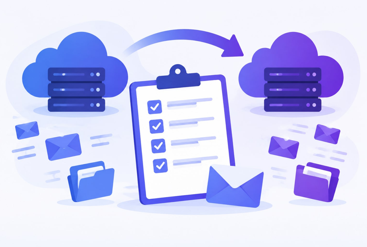 Checklist de migration des emails lors d'un changement d'hébergeur web
